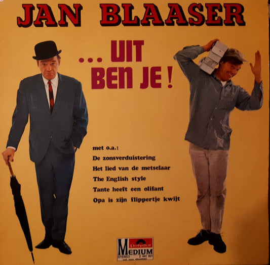 Jan Blaaser - ... Uit Ben Je! (LP) 52271 Vinyl LP Vinyl Goed / Hoes Goed
