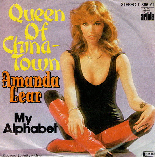 Amanda Lear - Queen Of China-Town 39496 Vinyl Singles Vinyl Zeer Goed / Hoesje Goed "VINYLSINGLES.NL"