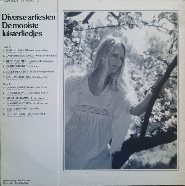 Various - De Mooiste Luisterliedjes (LP) Vinyl LP Vinyl (VG) <br> Hoes (G+)