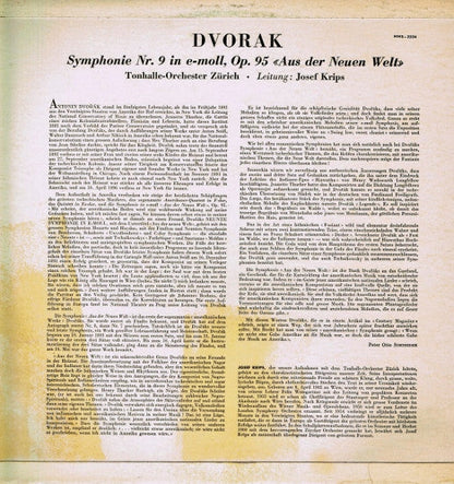 Antonín Dvořák, Tonhalle-Orchester Zürich - Symphonie Aus Der Neuen Welt (LP) 50950