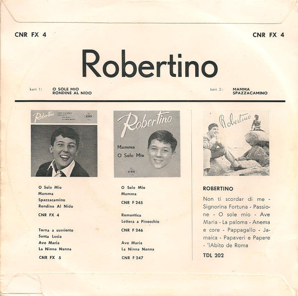 Robertino - Robertino 40027 Vinyl Singles EP Vinyl Goed / Hoes Goed