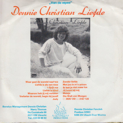 Dennie Christian - Waar Gaat De Wereld Naar Toe 42566 Vinyl Singles Vinyl Goed / Hoes Goed