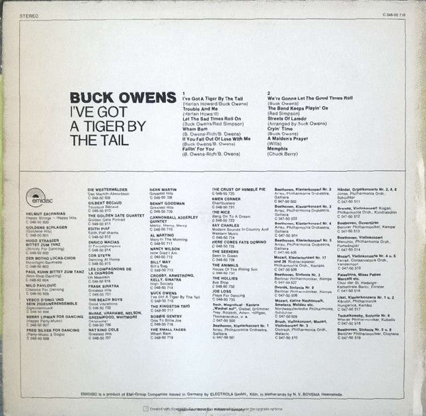 Buck Owens - I've Got A Tiger By The Tail (LP) 45320 Vinyl LP JUKEBOXSINGLES.NL   