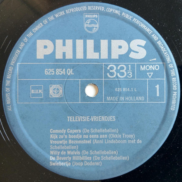 Various - Televisie-Vriendjes (LP) 46403 Vinyl LP JUKEBOXSINGLES.NL   