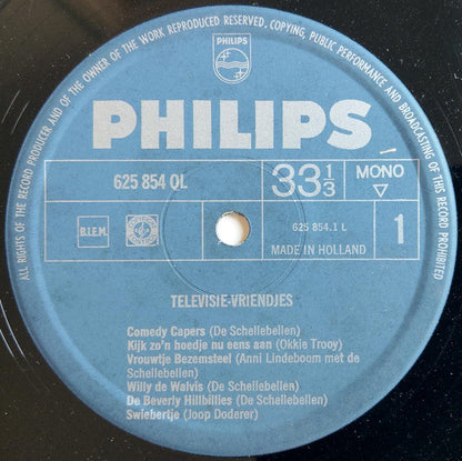 Various - Televisie-Vriendjes (LP) 46403 Vinyl LP JUKEBOXSINGLES.NL   