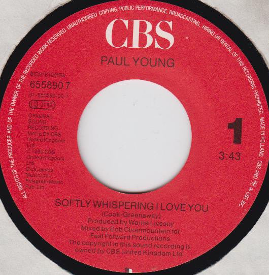 Paul Young - Leise flüsternd „Ich liebe dich“ 33329