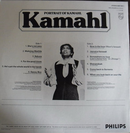 Kamahl - Portrait Of Kamahl (LP) 50685