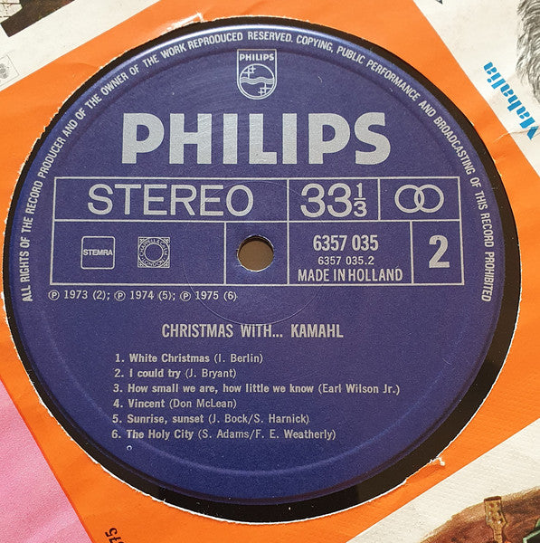 Kamahl  - Christmas With Kamahl (LP) 48973 Vinyl LP JUKEBOXSINGLES.NL   