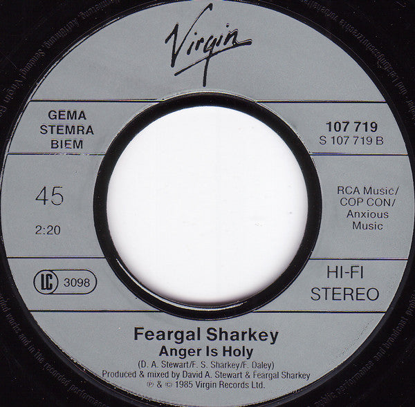 Feargal Sharkey - A Good Heart 30485 Vinyl Singles Vinyl Zeer Goed / Hoesje Goed "VINYLSINGLES.NL"