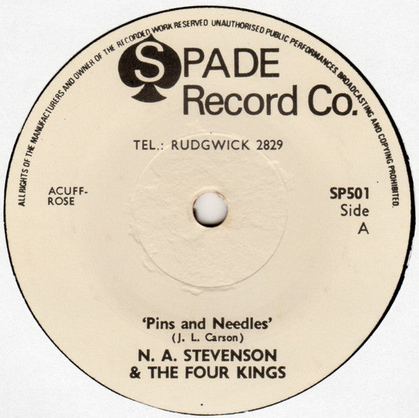 N.A. Stephenson & The Four Kings - Boogie Woogie Country Girl 39207 Vinyl Singles Vinyl Goed / Hoes Generic