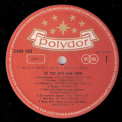 Various - 32 Top Hits von damals (LP) 46709
