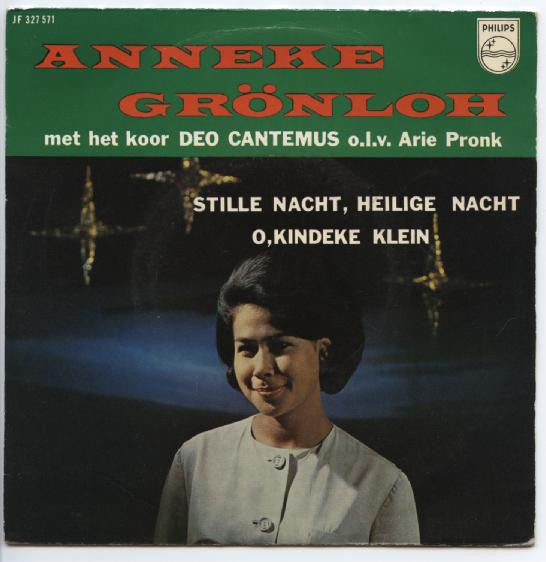 Anneke Grönloh - Stille Nacht, Heilige Nacht Vinyl Singles Vinyl Zeer Goed / Hoesje Goed "VINYLSINGLES.NL"