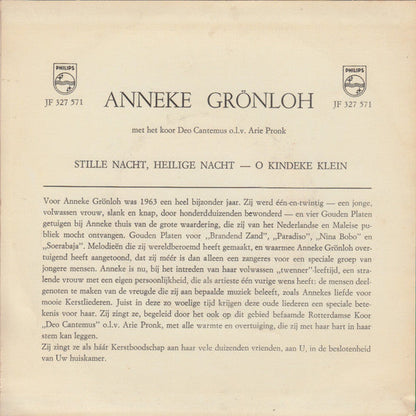 Anneke Grönloh - Stille Nacht, Heilige Nacht 22609 Vinyl Singles Vinyl Goed / Hoes Goed