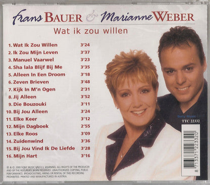 Frans Bauer &amp; Marianne Weber – Was ich will (CD)