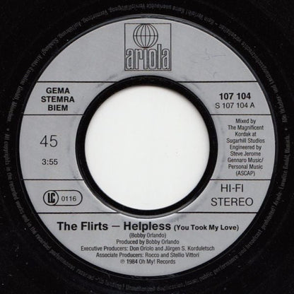 Flirts - Helpless (You Took My Love) 41523 Vinyl Singles Vinyl Goed / Hoes Generic