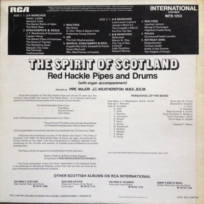 Red Hackle Pipes And Drums – The Spirit Of Scotland (LP) 46553