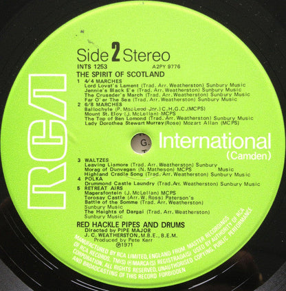 Red Hackle Pipes And Drums – The Spirit Of Scotland (LP) 46553