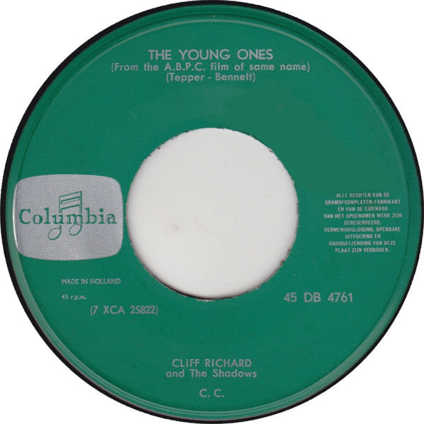 Cliff Richard & The Shadows - The Young Ones 40567 Vinyl Singles Vinyl Goed / Hoes Generic