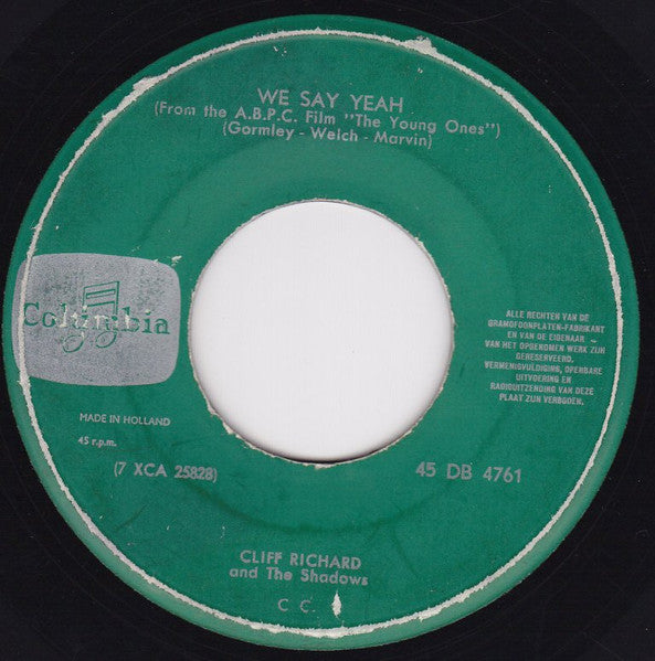 Cliff Richard & The Shadows - The Young Ones 40567 Vinyl Singles Vinyl Goed / Hoes Generic