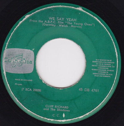 Cliff Richard & The Shadows - The Young Ones 42203 Vinyl Singles Vinyl Goed / Hoes Generic