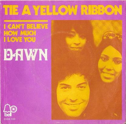 Dawn - Tie A Yellow Ribbon 31047 Vinyl Singles Vinyl Zeer Goed / Hoesje Goed "VINYLSINGLES.NL"
