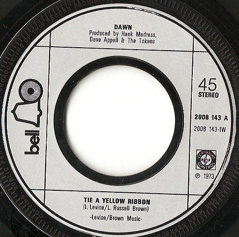 Dawn - Tie A Yellow Ribbon 31047 Vinyl Singles Vinyl Zeer Goed / Hoesje Goed "VINYLSINGLES.NL"