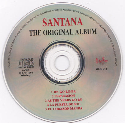 Santana - The Original Album (CD) 70844 Compact Disc Goede Staat