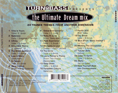 Various - Turn Up The Bass Presents: The Ultimate Dream Mix (CD) 70594 Compact Disc Goede Staat