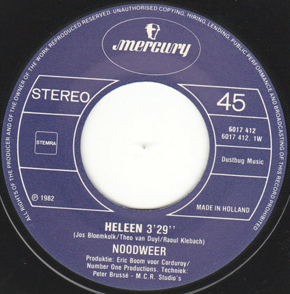 Noodweer - Heleen 13370 Vinyl Singles Vinyl Goed / Hoes Goed
