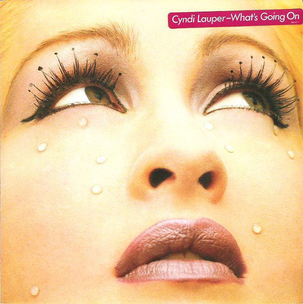 Cyndi Lauper - What's Going On 40186 Vinyl Singles Vinyl Zeer Goed / Hoesje Goed "VINYLSINGLES.NL"