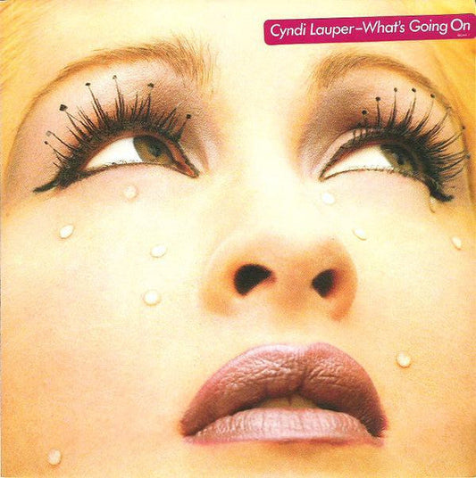 Cyndi Lauper - What's Going On 40186 Vinyl Singles Vinyl Zeer Goed / Hoesje Goed "VINYLSINGLES.NL"