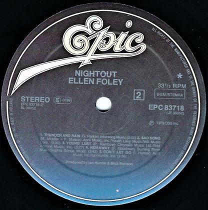 Ellen Foley – Nightout (LP) 51213