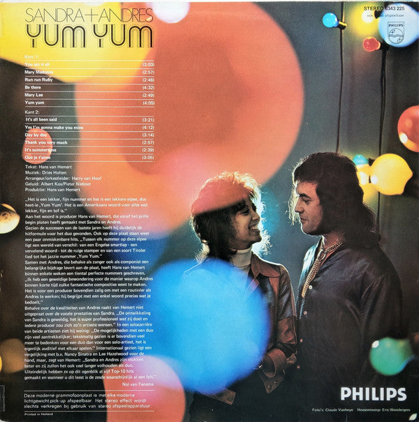 Sandra & Andres - Yum Yum (LP) 46825 Vinyl LP JUKEBOXSINGLES.NL   