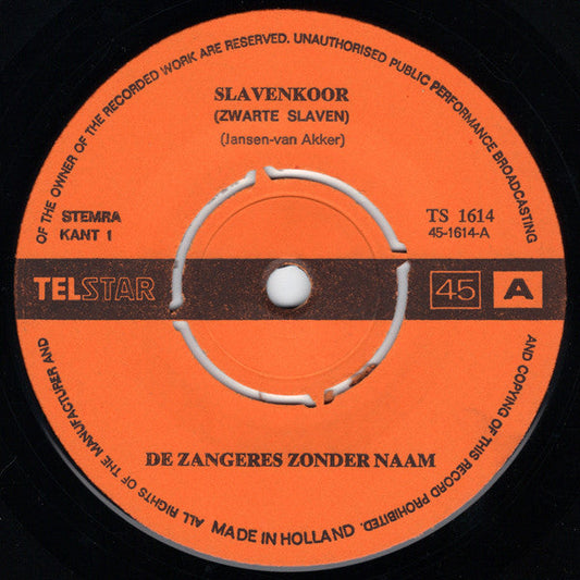 Sänger ohne Namen - Sklavenchor