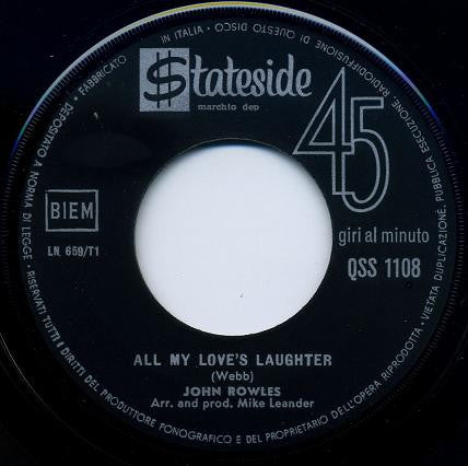 John Rowles - The Pain Goes On Forever 42218 Vinyl Singles Vinyl Goed / Hoes Generic