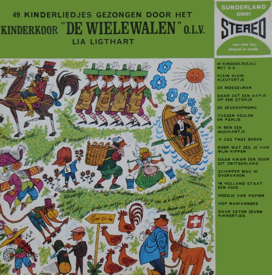 Wielewalen - 49 Kinderliedjes Gezongen Door Het Kinderkoor De Wielewalen (LP) 50108 Vinyl LP JUKEBOXSINGLES.NL   