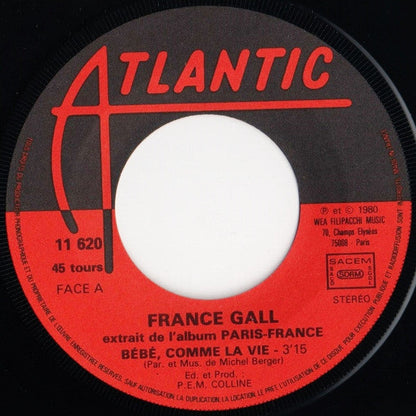 France Gall - Bébé, Comme La Vie 40936 Vinyl Singles Vinyl Goed / Hoes Generic