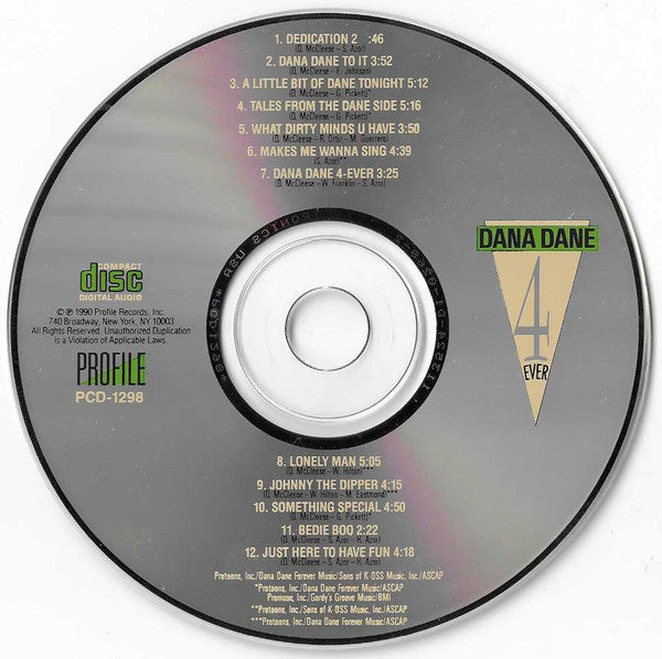 Dana Dane - Dana Dane 4 Ever (CD) 70875 Compact Disc Goede Staat