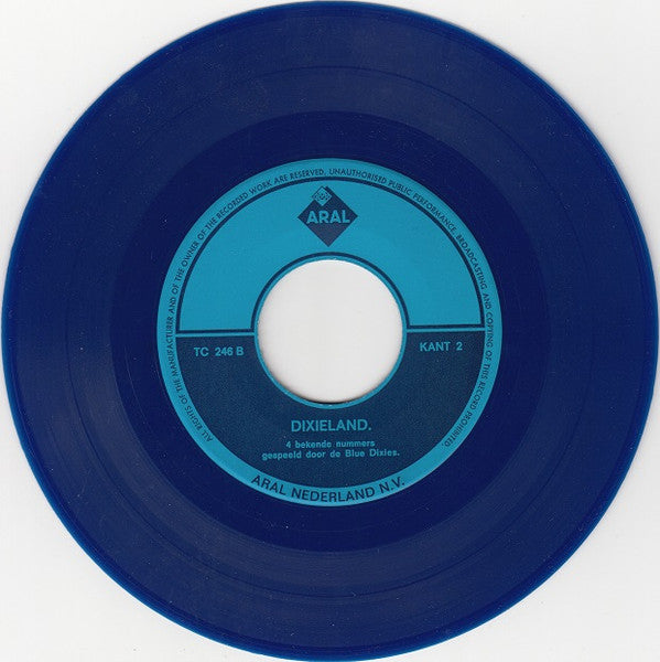 Blue Dixies - Dixieland (Blauw Vinyl) 39739 Vinyl Singles Vinyl Zeer Goed / Hoesje Goed "VINYLSINGLES.NL"