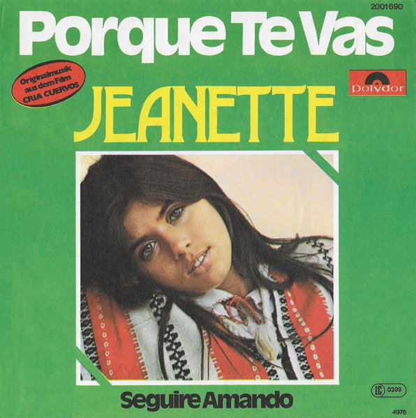 Jeanette - Porque Te Vas Vinyl Singles Vinyl Goed / Hoes Goed