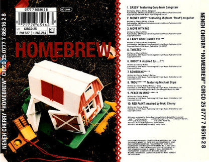 Neneh Cherry - Homebrew (CD) 70718 Compact Disc Goede Staat