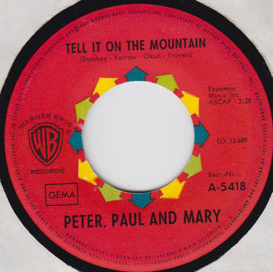 Peter Paul &amp; Mary - Tell It On The Mountain 05404