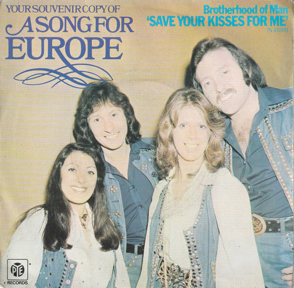 Brotherhood Of Man - Kiss Me Kiss Your Baby 25574 Vinyl Singles Vinyl Zeer Goed / Hoesje Goed "VINYLSINGLES.NL"