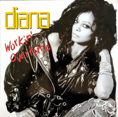 Diana Ross - Workin' Overtime (LP) 51686 Vinyl LP Vinyl Goed / Hoes Goed