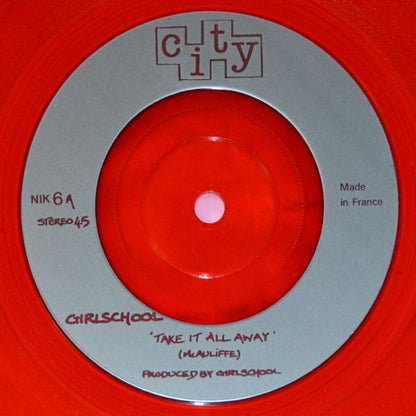 Girlschool – Take It All Away (Rotes Vinyl) 11470