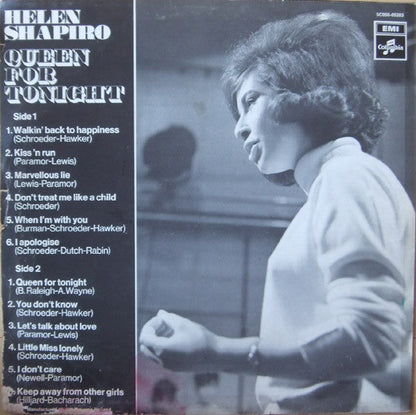 Helen Shapiro - Queen For Tonight (LP) Vinyl LP Vinyl Zeer Goed / Hoesje Goed "VINYLSINGLES.NL"
