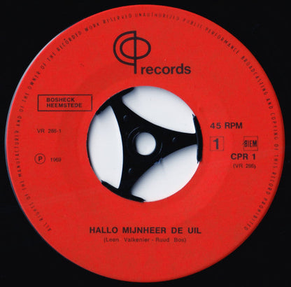 Fabeltjeskrant - Hallo Mijnheer De Uil 40892 Vinyl Singles Vinyl Zeer Goed / Hoesje Goed "VINYLSINGLES.NL"