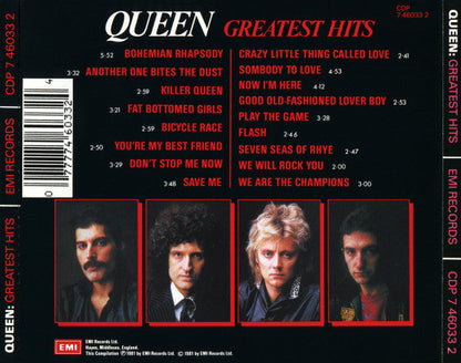 Queen - Greatest Hits (CD) 70588 Compact Disc Goede Staat