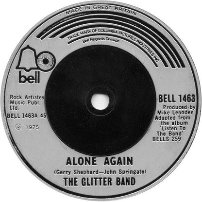 Glitter Band - Alone Again 41584 Vinyl Singles Vinyl Goed / Hoes Generic