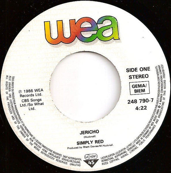 Simply Red - Jericho 03063